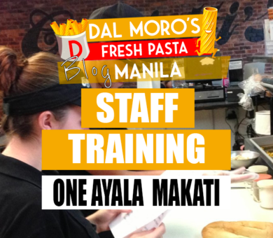 Dal Moro's One Ayala Makati Staff Training