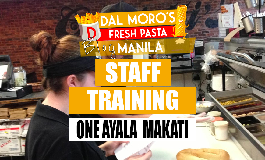 Dal Moro's One Ayala Makati Staff Training